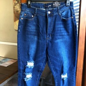 Fashion Nova High Waist Jeans Size 13